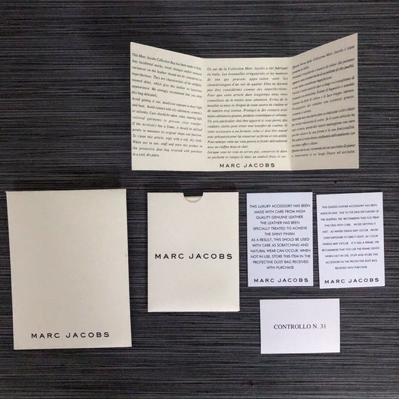 Marc Jacobs Stam leather bag in bordeaux NWT - Picture 6 of 14